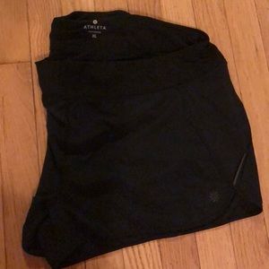 Athleta running shorts.